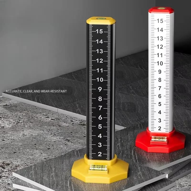 Livella a bolla livellante per la posa di piastrelle a soffitto con misuratore di precisione magnetico Chiglia in acciaio leggero Misurazione orizzontale Righello di altezza uguale