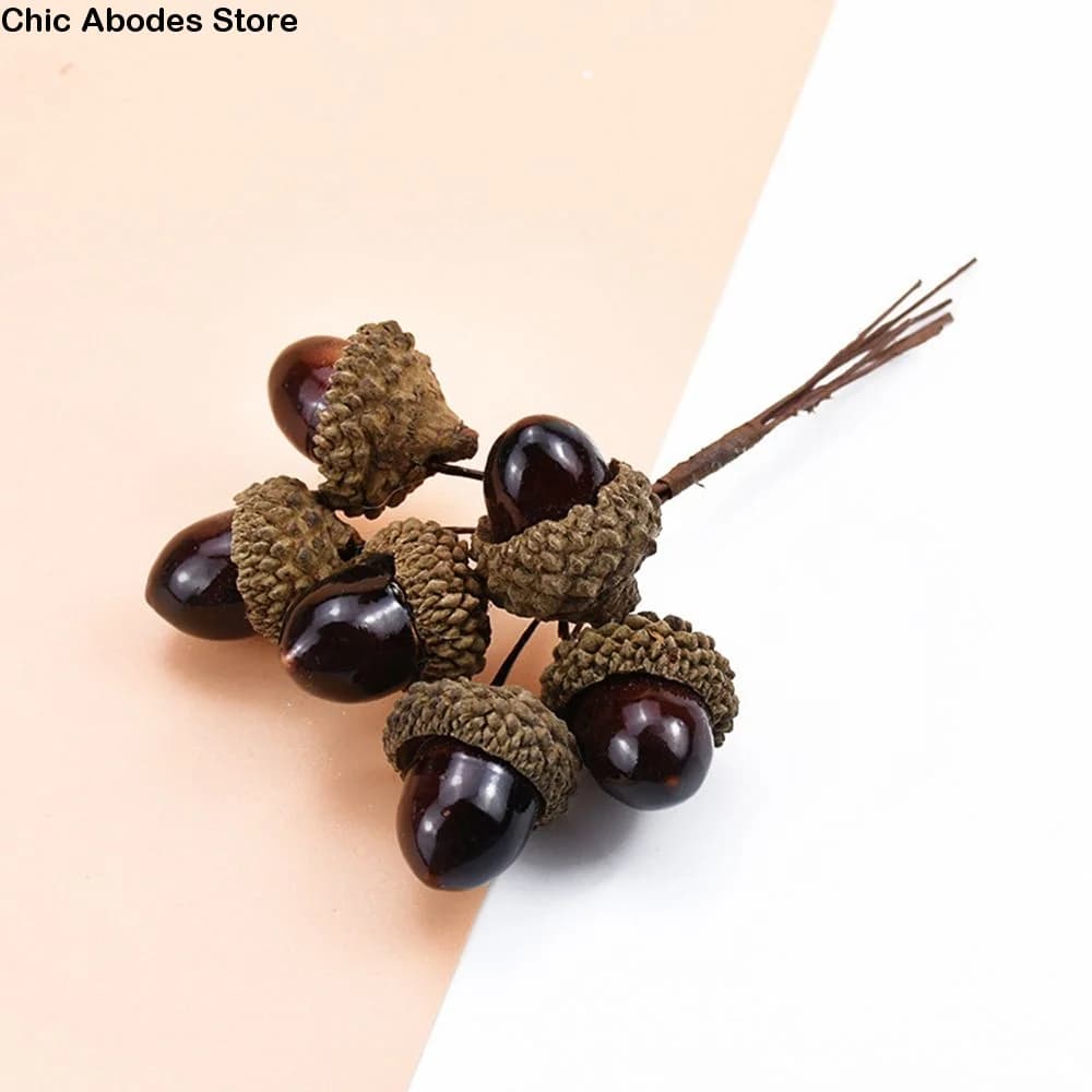 Set of 6 Artificial Fai-da-Te Flowers for Christmas and Wedding Decorations, Gift Accessories and Festive Decorations
