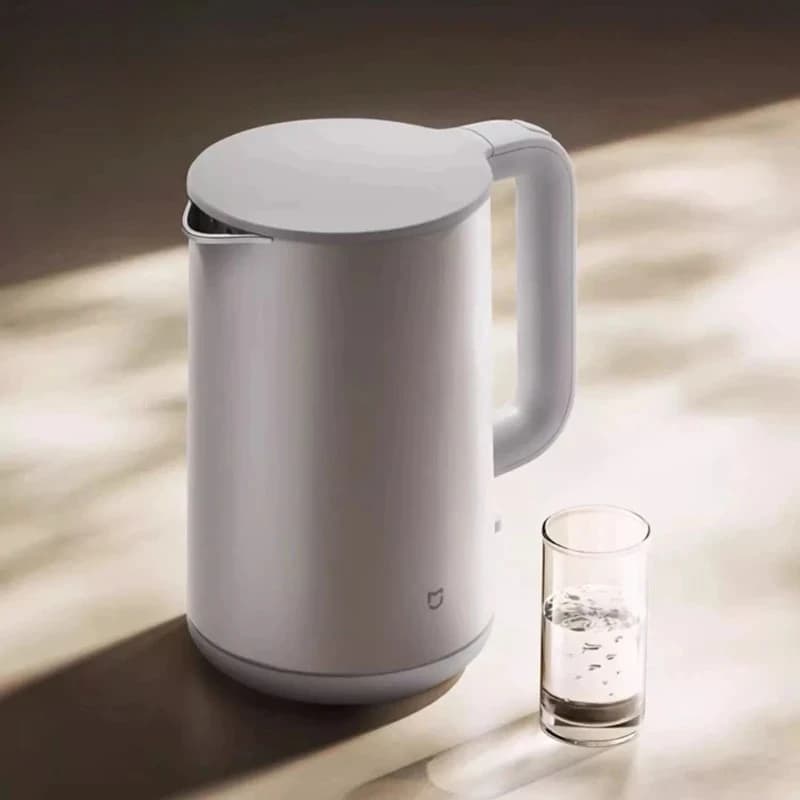 Bollitore Elettrico Mijia S1, Bollitore per Acqua Calda a Doppio Strato in Acciaio Inox 316, 1800W Alta Potenza