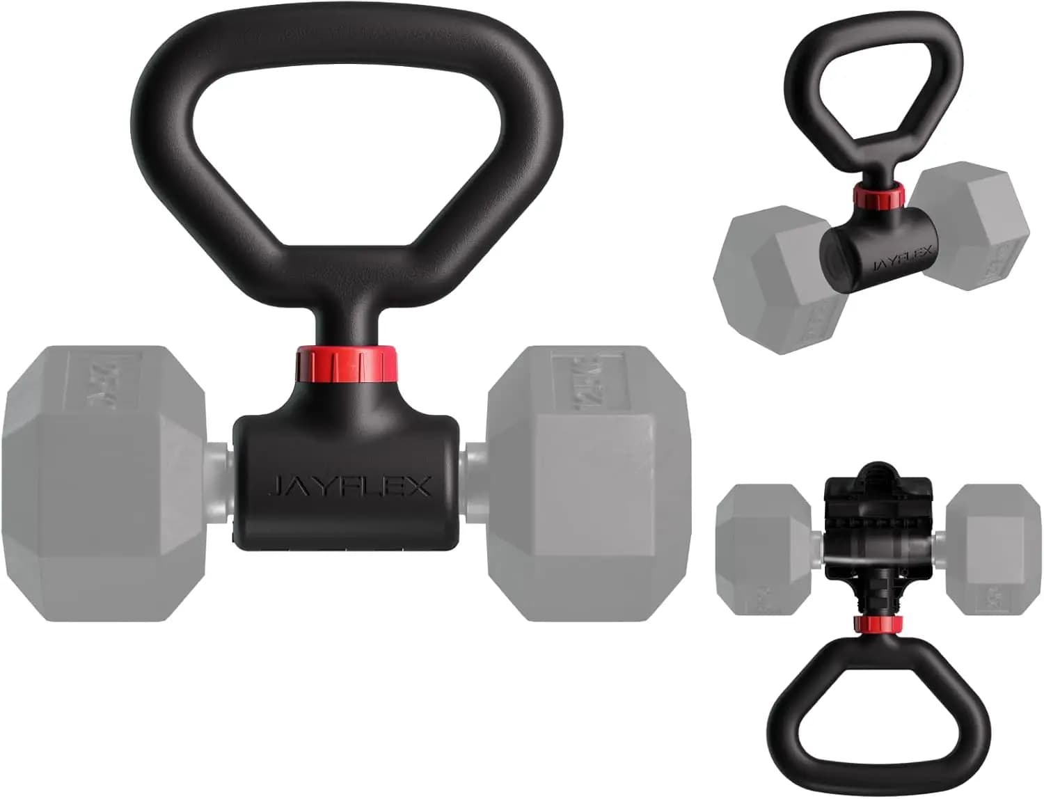 Adjustable Handlebar and Kettlebell Converter - Up to 90 kg for Home Fitness