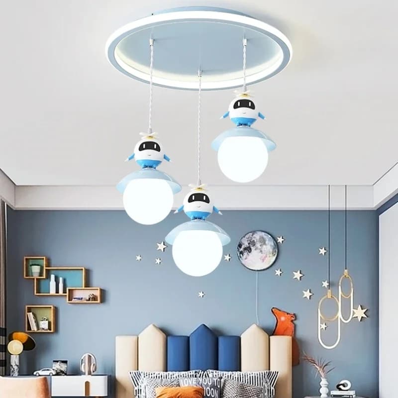 Modern Creative Full Spectrum LED Ceiling Lamp Living Room Restaurant Boy Girl Bedroom Chandelier Children's House Decor Lights
