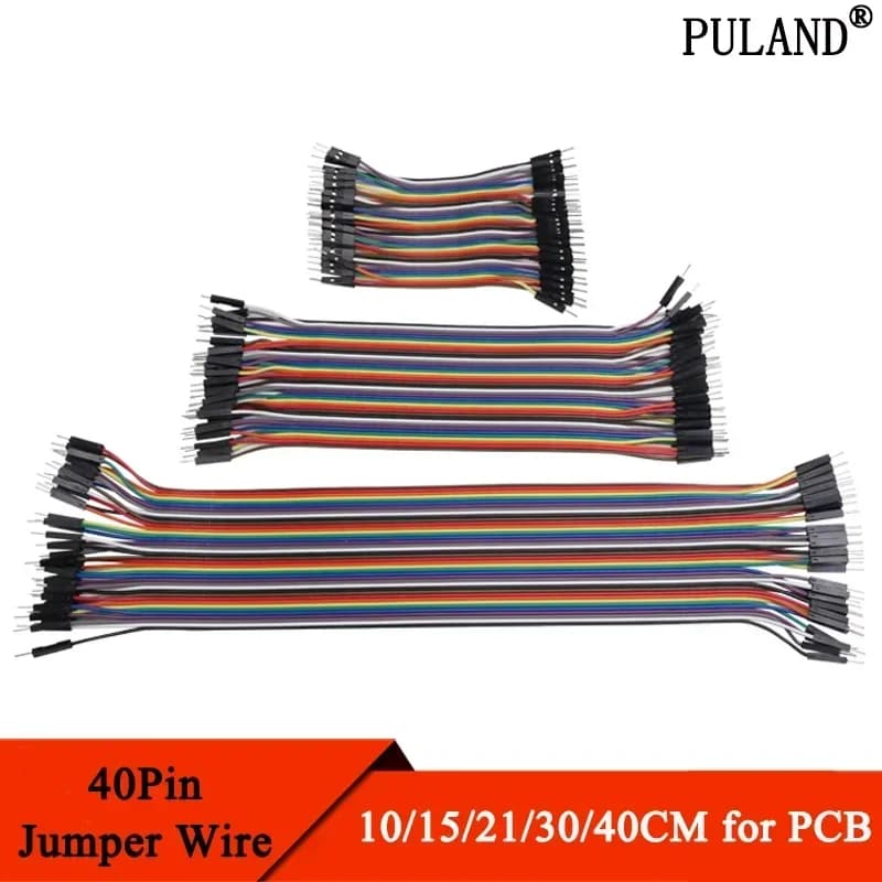 40Pin Jumper Wire Male Pins Female Female Cable Kit FAI FROM TE Electronic Line 2.54mm for PCB Arduino 10cm 21cm 30cm 40cm