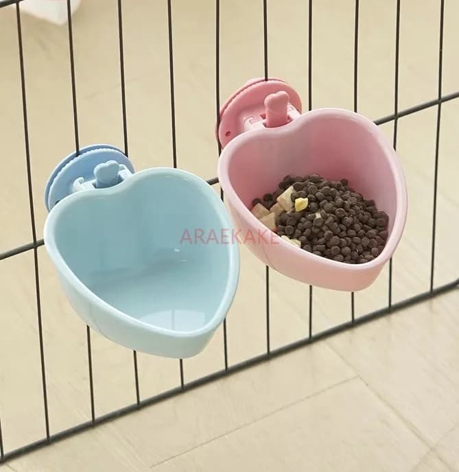 Ciotola per gatti sospesa, ciotola per cibo, ciotola per animali domestici, ciotola fissa per cani di piccola taglia, gabbia per cani, ciotola speciale per gabbia per gatti