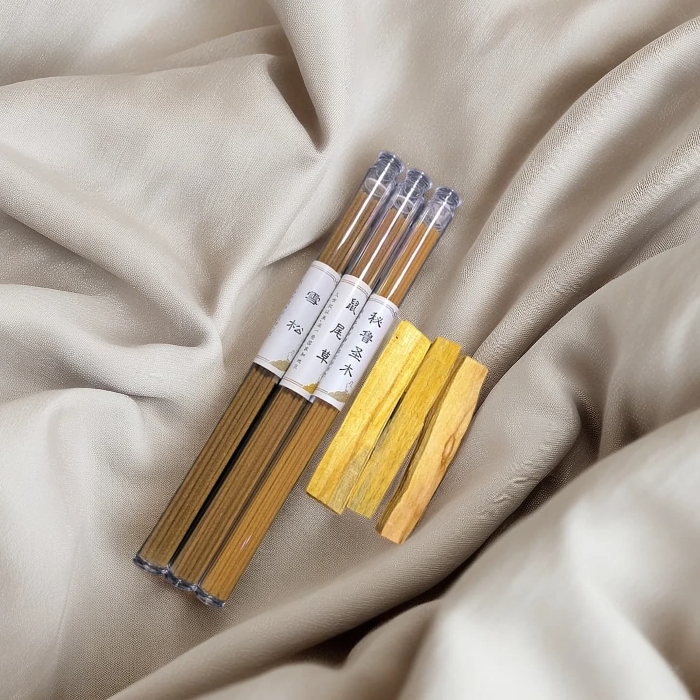 Bastoncini di incenso naturale di alta qualità da 10g in scatola di plastica rigida, 21 cm, profumo di salvia bianca per casa, spa e meditazione