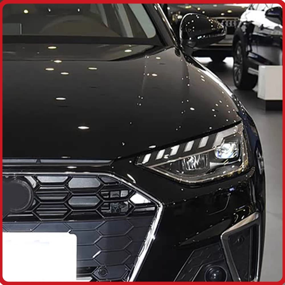 Fari a LED per Audi A4 B9 2020-2024, da versione base a versione top, con effetto di avvio LED e indicatori di direzione dinamici, Plug and Play
