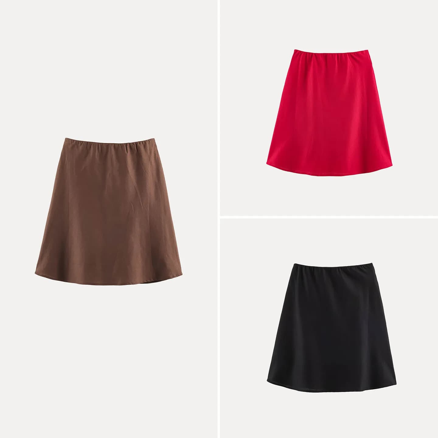 Elastic Waist Slimming Half Skirt for Women Summer 2026 Versatile A-Line Skirt That Flatters And Enhances Your Figure