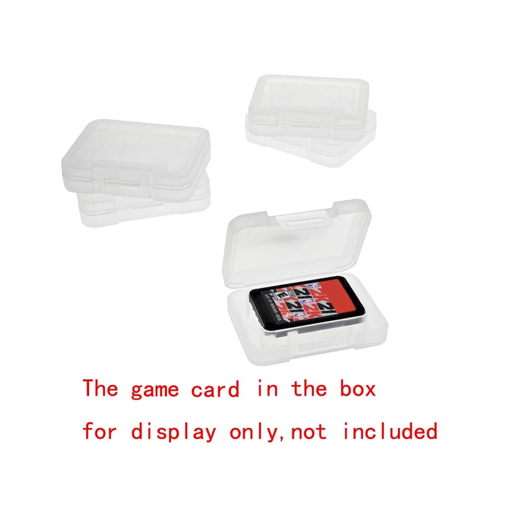 Scatola di Protezione Trasparente Universale per Schede di Gioco e Schede di Memoria Nintendo Switch OLED Lite