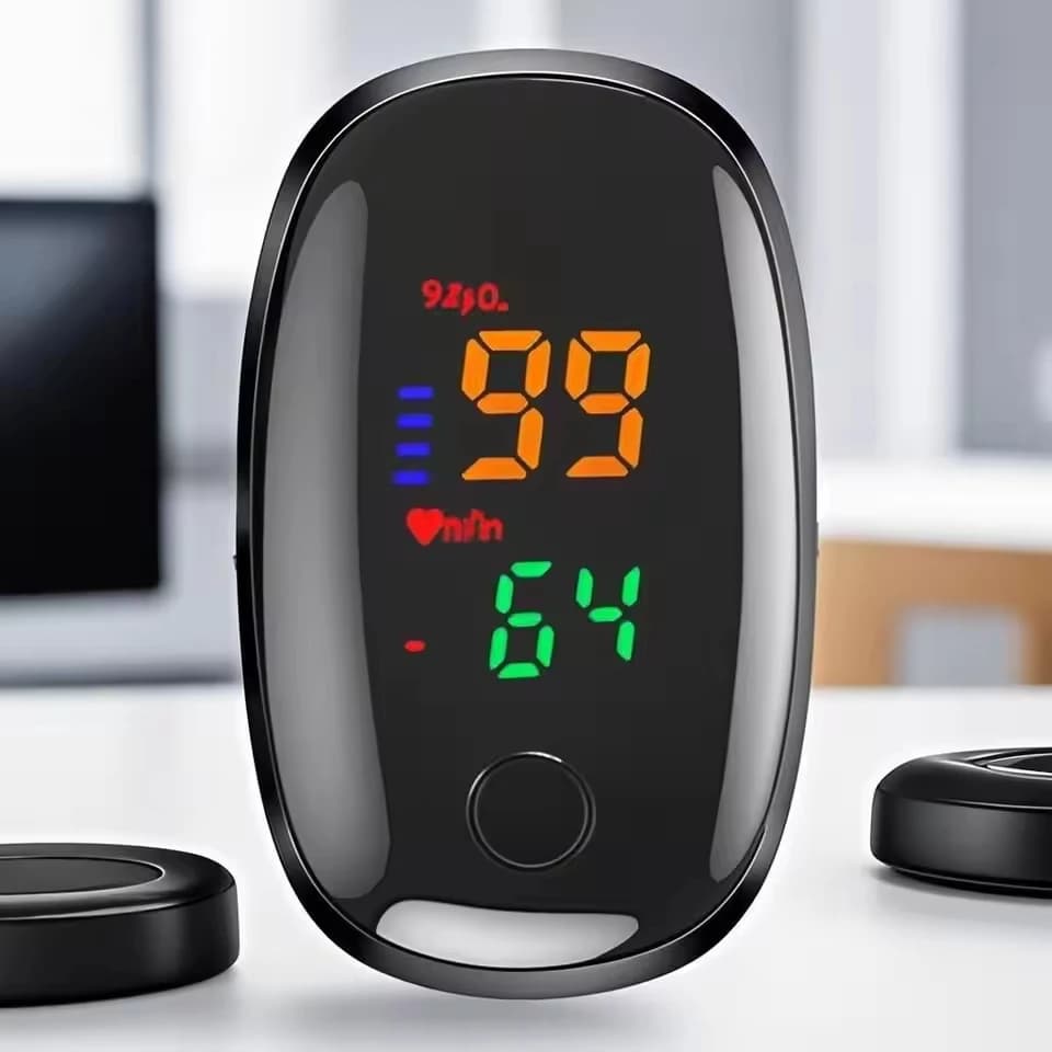 TFT | Portable Monitor for Oxygen in Blood and SpO2 Saturation with Clip for finger