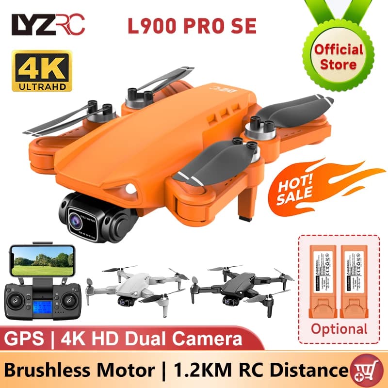 LYZRC Ufficiale L900 PRO SE Motore Brushless GPS 4K Drone Professionale 5G WIFI Fotografia Aerea Elicotteri Pieghevole Quadcopter