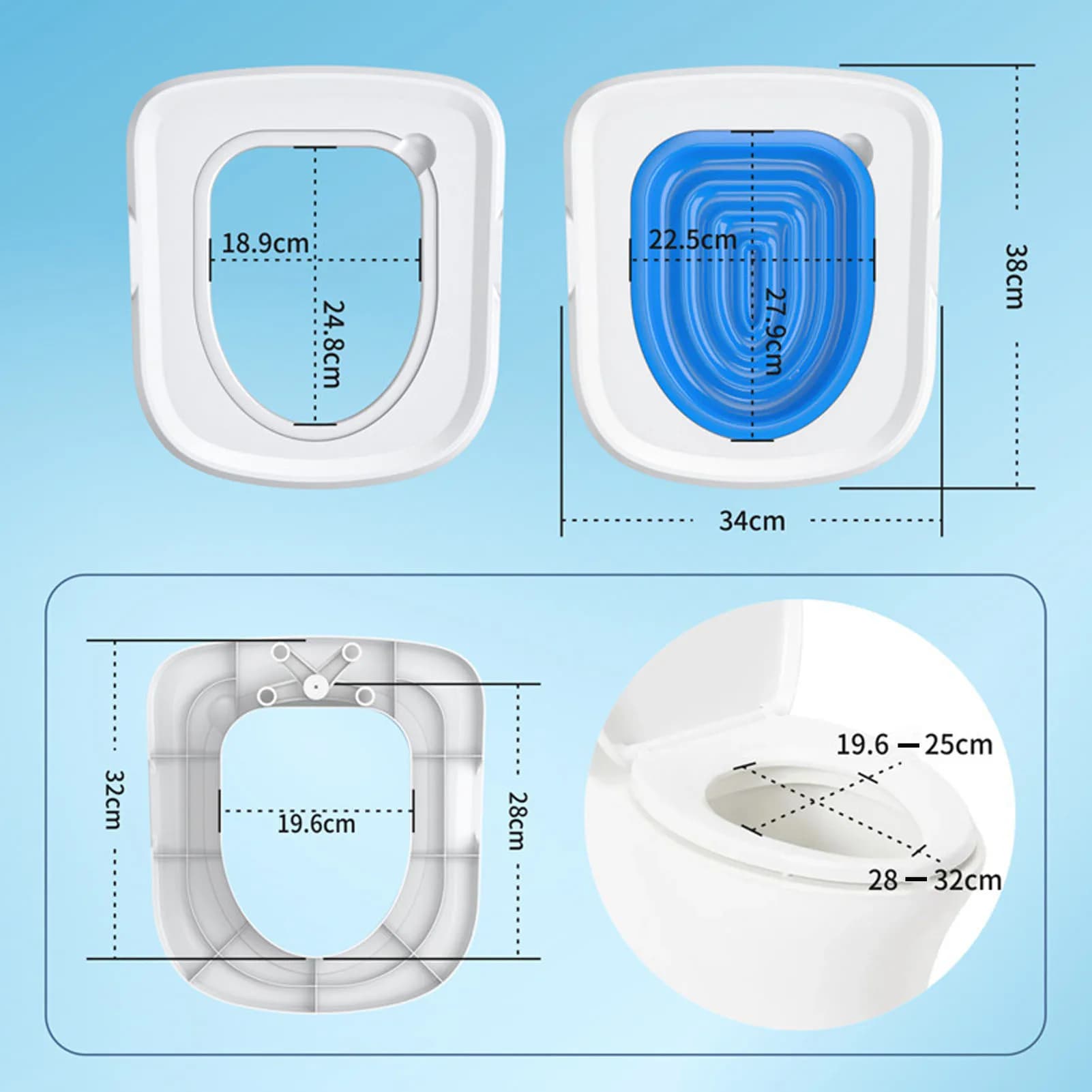 Strumento per l'addestramento alla toilette per gatti Kit per l'addestramento alla toilette per gatti Riutilizzabile ed ecologica per la pulizia degli animali domestici