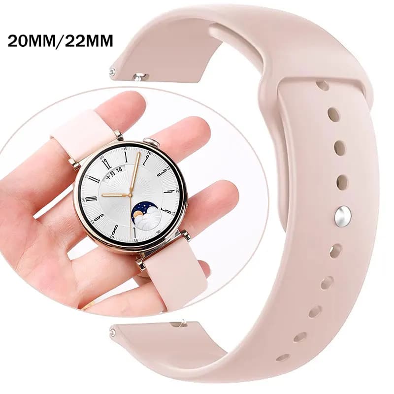 Cinturino sportivo per Amazfit GTS-GTR-4-3-2e-Mini-Pro-stratos 2 3 cinturino in silicone Correa Amazfit bip-U-S-3-pro 20mm 22mm