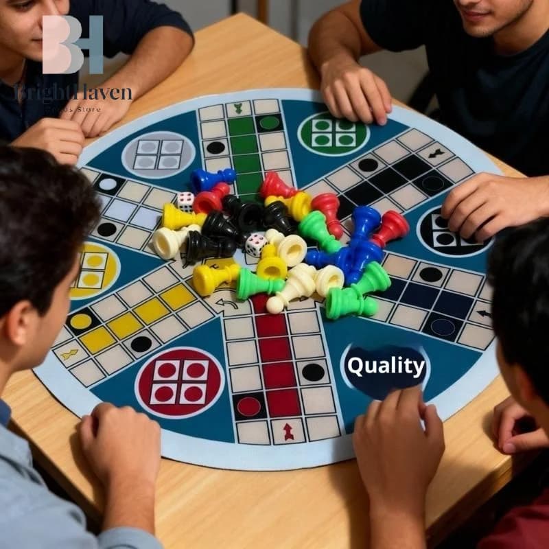 1 Set Party Game For 2-6 Players Tabletop Game Flying Chess Board Game Suitable For Family Gatherings Ideal Gift B.H