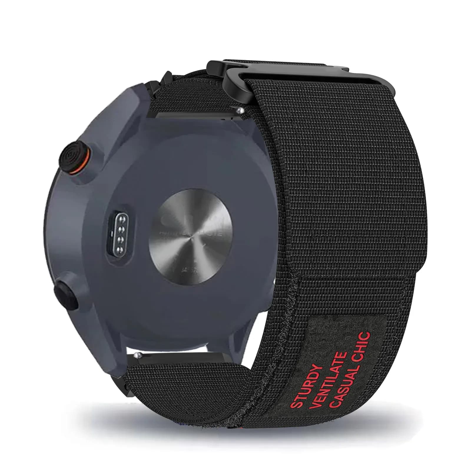 Cinturini in nylon con velcro per Garmin Approach S50/S40/S44/S42/S12/Bounce, cinturino per Garmin Vivoactive 6/5/3/3 Music per uomo e donna
