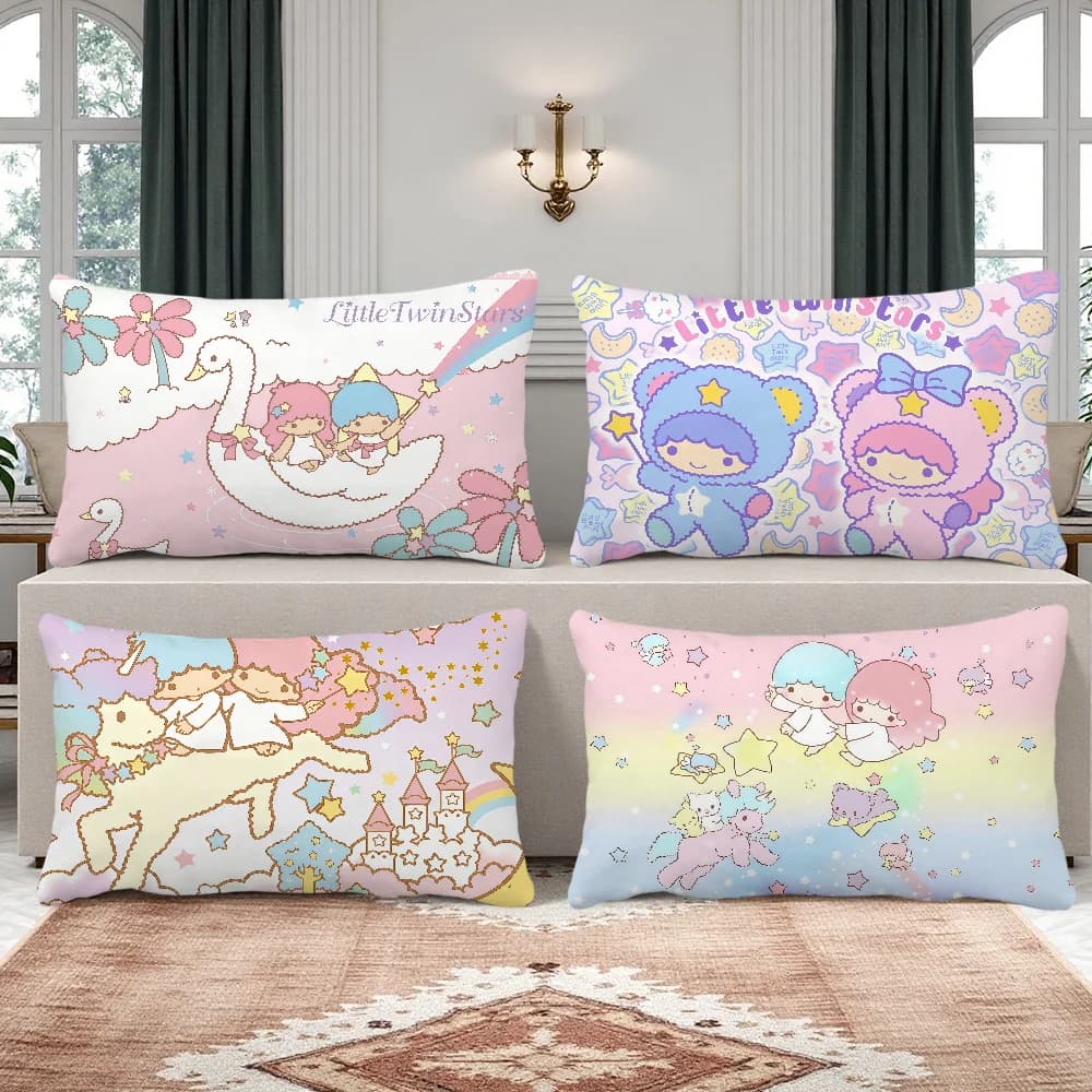 funny art kawaii l-Small star twins lining for pillow rectangle lining for pillow home sofa living room cafeteria federa