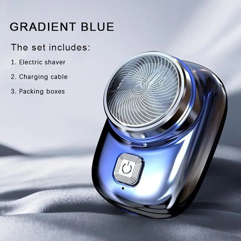 Mini Electric Shaver Portable Wireless Charging Razor Detachable Trimmer for Facial Beard And Body Hair Pocket Travel Shaver