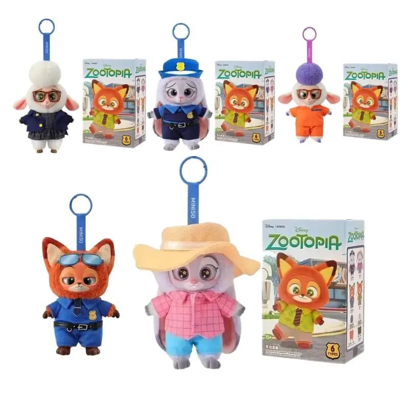 2026 Nuova Scatola Misteriosa Zootopia, Simpatica Bambola in Vinile Judy Nick, Statuetta da Collezione, Blind Box, Giocattolo, Decorazione per Zaino, Regalo per Bambini