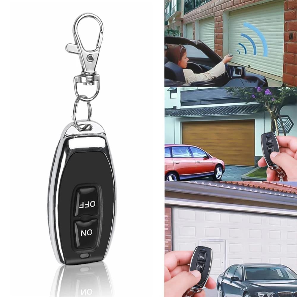 Apprendimento telecomando RF 433 MHz codice di apprendimento telecomando EV1527 trasmettitore casa intelligente per cancello auto porta garage chiave di allarme