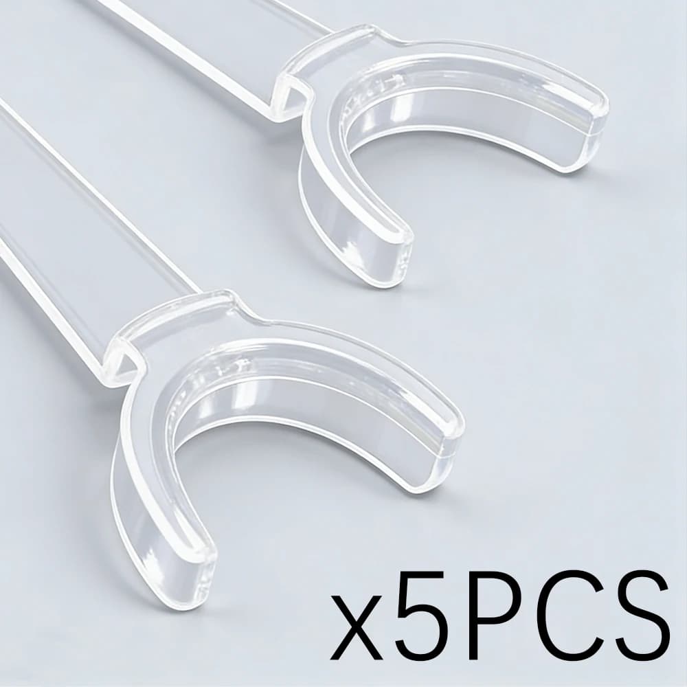 Set di 5 Divaricatori Labiali a Doppia Testa Neri per Guance e Labbra Superiori/Inferiori, Apribocca Dentale, Strumento Ortodontico