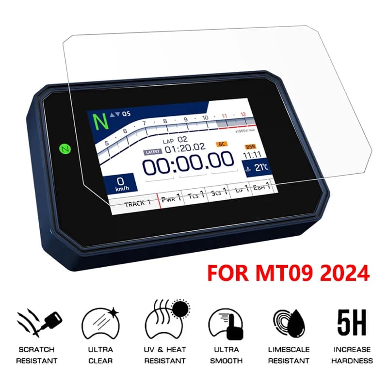 For Yamaha MT-09 MT09 MT 09 SP 2024 Motorcycle Screen Protector sticker Instrument Film Screen Dashboard Protection