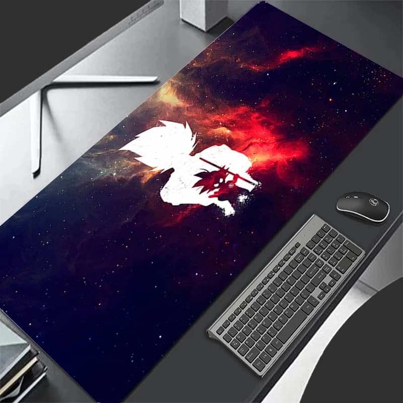 Tappetino per Mouse da Gaming, Decorazione per Scrivania, Grande Mousepad per Gamer, Accessori per Tastiera Varmilo, Tappetino Dragon Ball Z DBZ