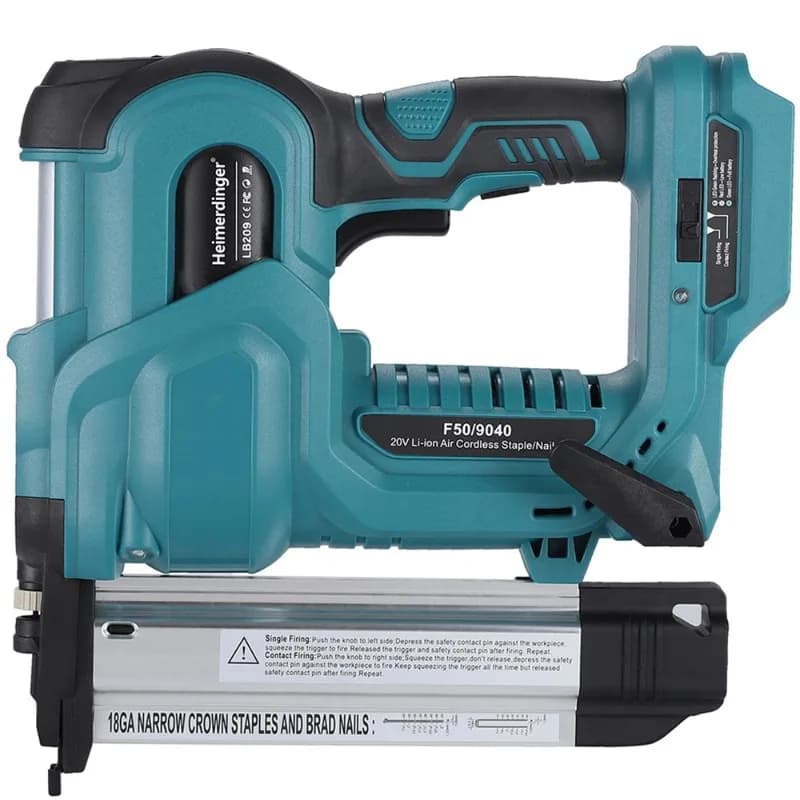 【2026】 Chiodatrice/Graffatrice Elettrica Cordless 2 in 1 Potente a Batteria al Litio 18V, con 500 Chiodi F50 e 9032(K432)