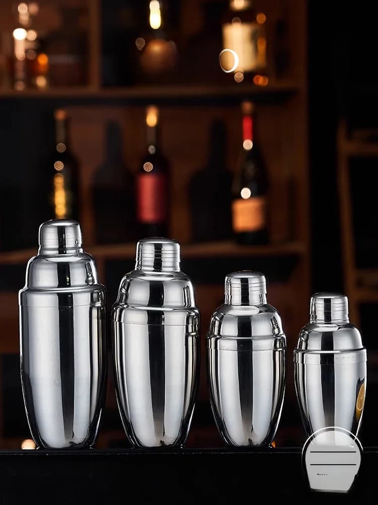 Shaker per Cocktail in Acciaio Inox JOJOS L, Strumento da Bar per Miscelare Bevande e Preparare Cocktail