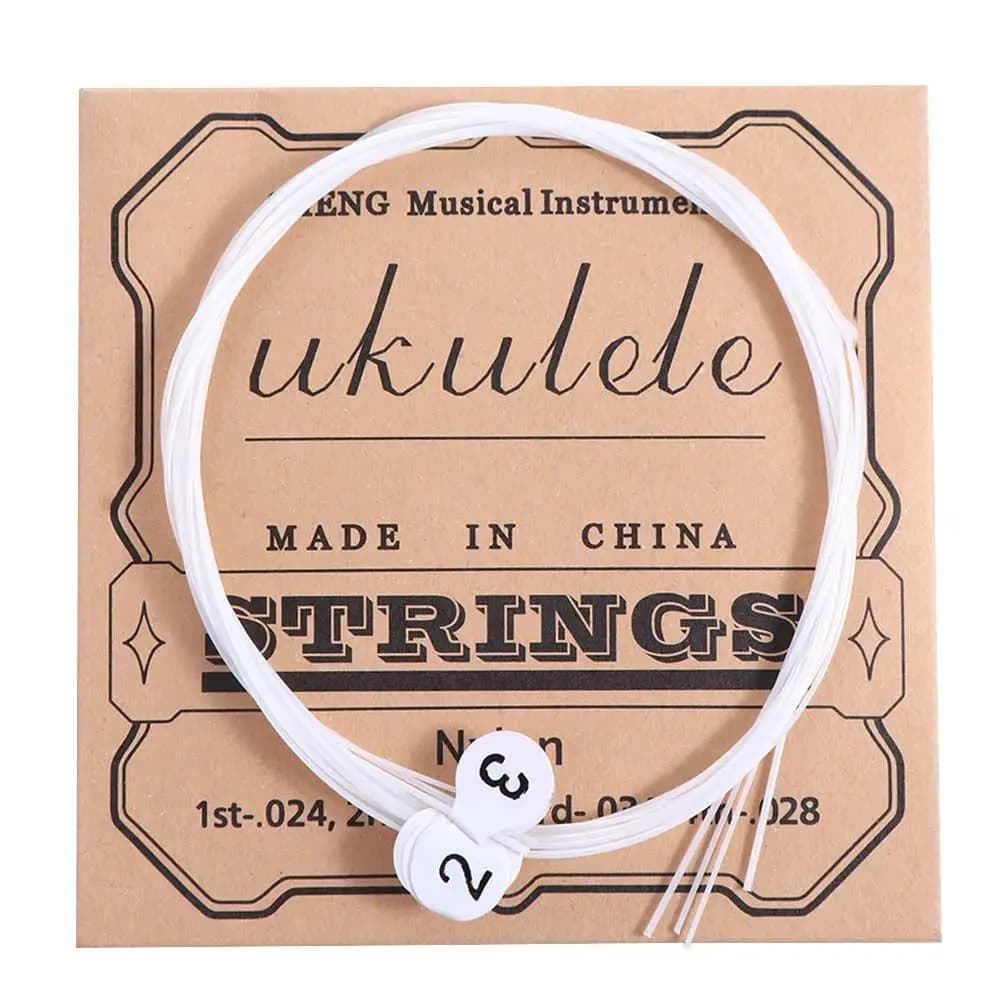 1 set di corde per ukulele in nylon, corde universali per chitarra dal suono morbido, corde di ricambio per chitarra classica