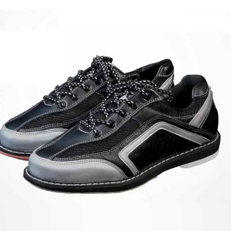 Scarpe da ginnastica professionali Scarpe da bowling traspiranti Scarpe sportive da uomo in vera pelle Scarpe da bowling Forniture Scarpe da ginnastica da uomo