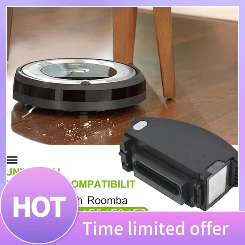 A11R Replacement Dust Bin For Irobot Roomba I3 I3+ I4 I4+ I6 I6+ I7 I7+ I8 I8+ E5 E6 E7 J7 Robot Vacuum Dust Collection Box