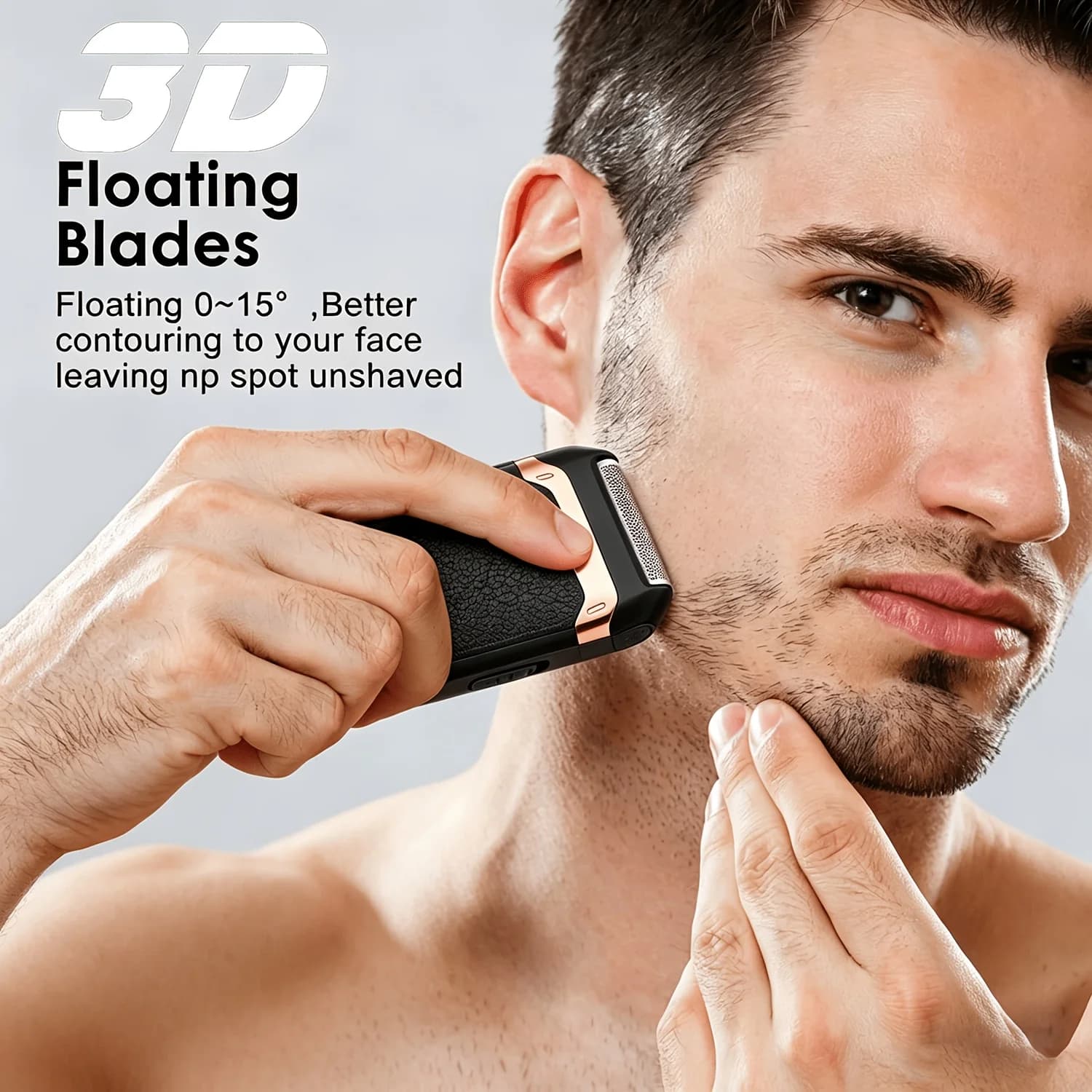 Professional Shavers for Men Electric Shaver Professional Beard Trimmer Razor Portable Mini Shaver Reciprocating Shaving Gift