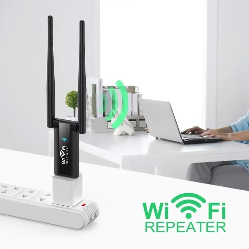 Ripetitore WiFi 300Mbps, Amplificatore di Segnale Wireless USB, Estensore di Rete Wi-Fi a Lungo Raggio per Casa