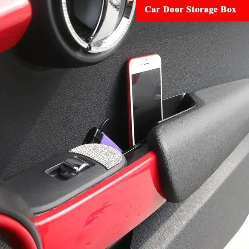 Scatola di immagazzinaggio per Mini Cooper F56 F55 per maniglia per portiera auto supporto anteriore e posteriore supporto chiave del telefono sedile scatola organizzatore accessori per auto