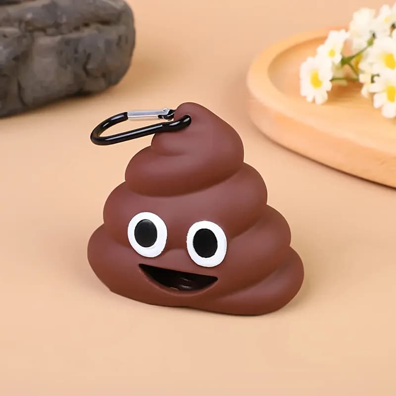 1 pezzo di articoli creativi per animali domestici, toilette per cani da esterno, dispenser per sacchetti per rifiuti biodegradabili, bidone per rifiuti portatile