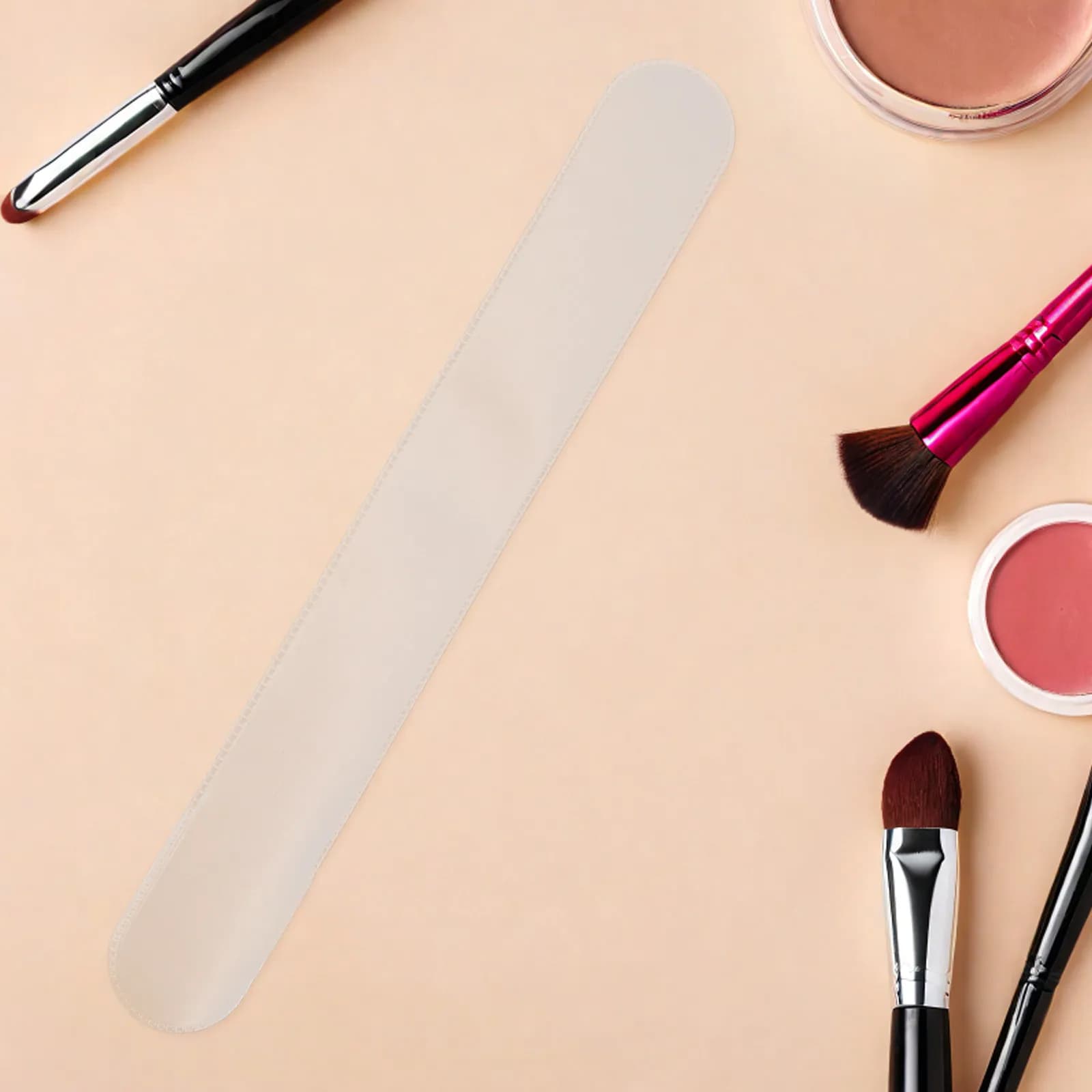 20Pcs Makeup Brush Storage Organizer Clear Plastic Sleeve Brush Protector Travel Eyeshadow Applicator Mini Clear Makeup