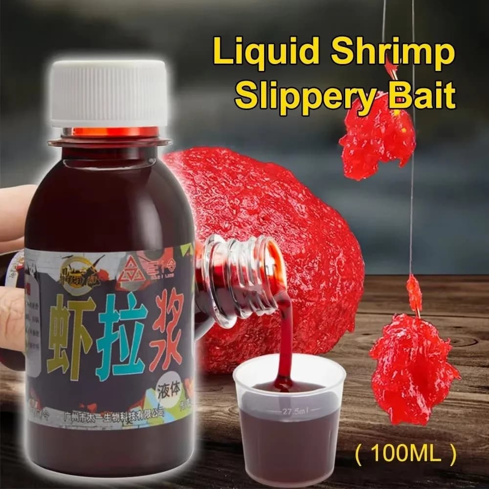100Ml Fish Attractant Concentrated Slipper Feed Bait Attractor Bait Additive Liquid Crucian Carp Bait Freshwater Fishing