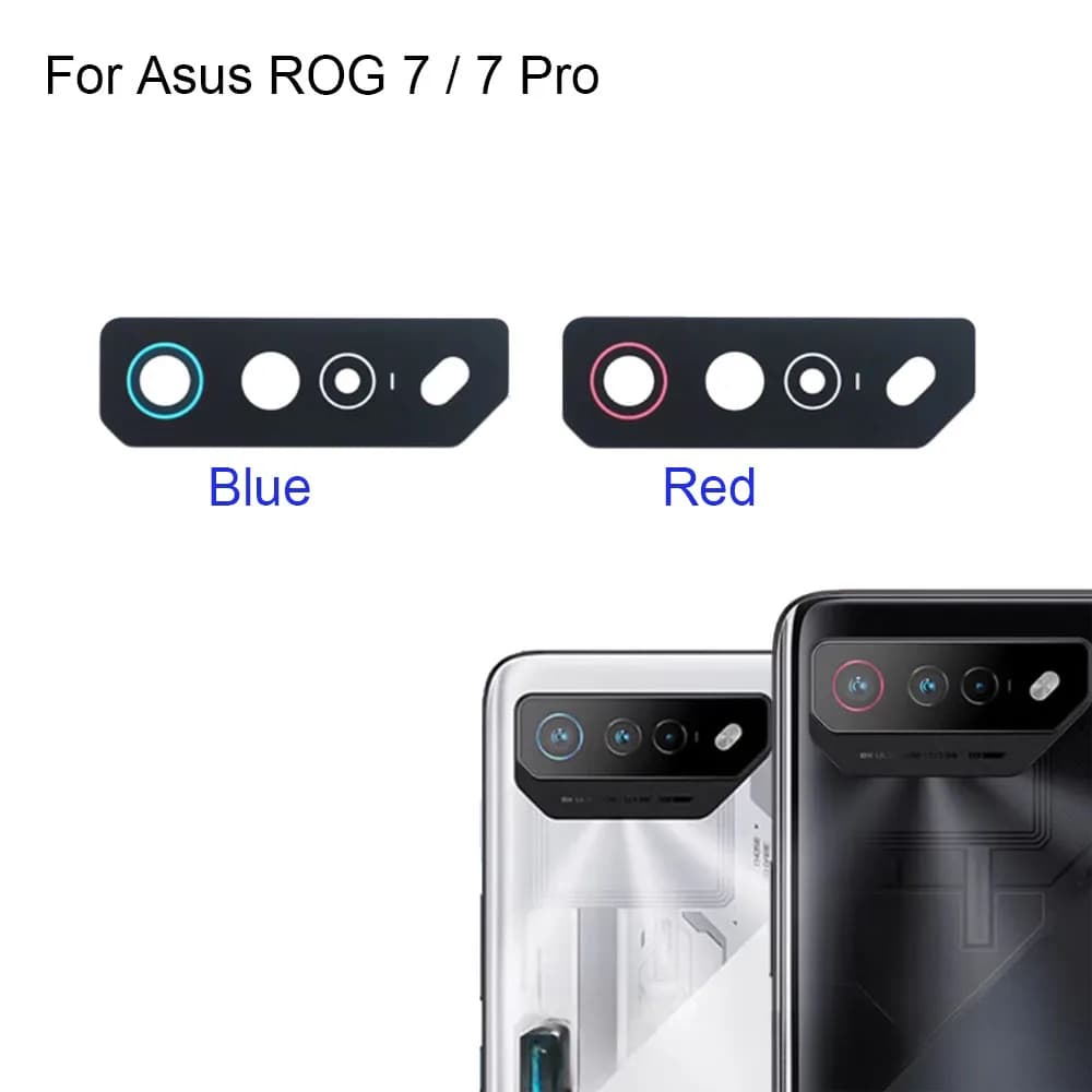 Testato Nuovo Per Asus ROG Phone 7 ROG7 Posteriore Obiettivo di Vetro Della Fotocamera Posteriore Nova 12 Pro Parti di Riparazione di Ricambio Per Asus ROG 7 Pro