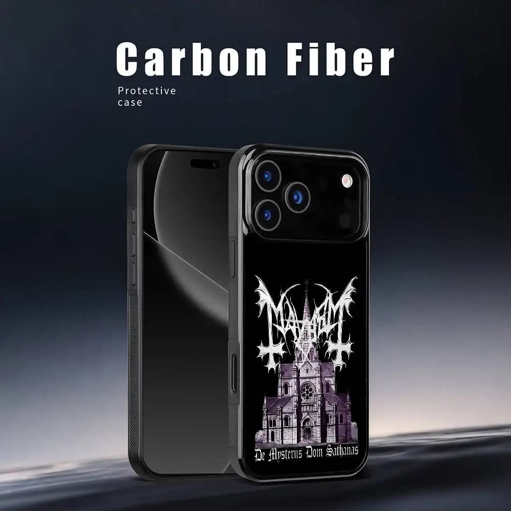 M-MAYHEM Custodia per telefono Pure Armageddon per IPhone 17 16 15 14 13 12 11 Pro Max Mini Plus Specchio rigido Funda