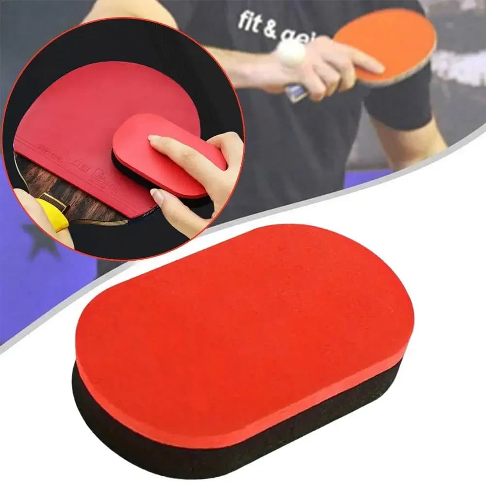 2Pcs Sponge/Latex Wipe Table Tennis Cleaning Brush Easy Pong Racket Accessories Professional Cleaner Use To Brush Care Tool G7K3