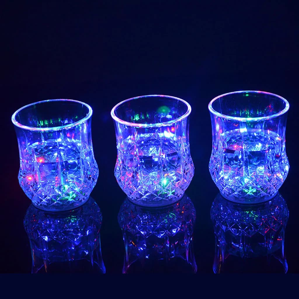 NoEnName_Null Glasses Beer Cup Dragon LED Tazze luminose lampeggianti a colori arcobaleno induttivi per la festa