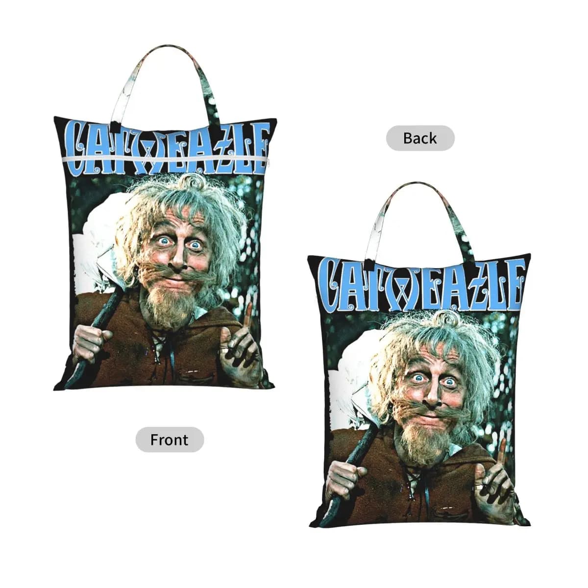 Catweazle Transparent Travel Laundry Bag Waterproof Reusable Dirty Clothes Pouch Gym Yoga Camping Washing Basket