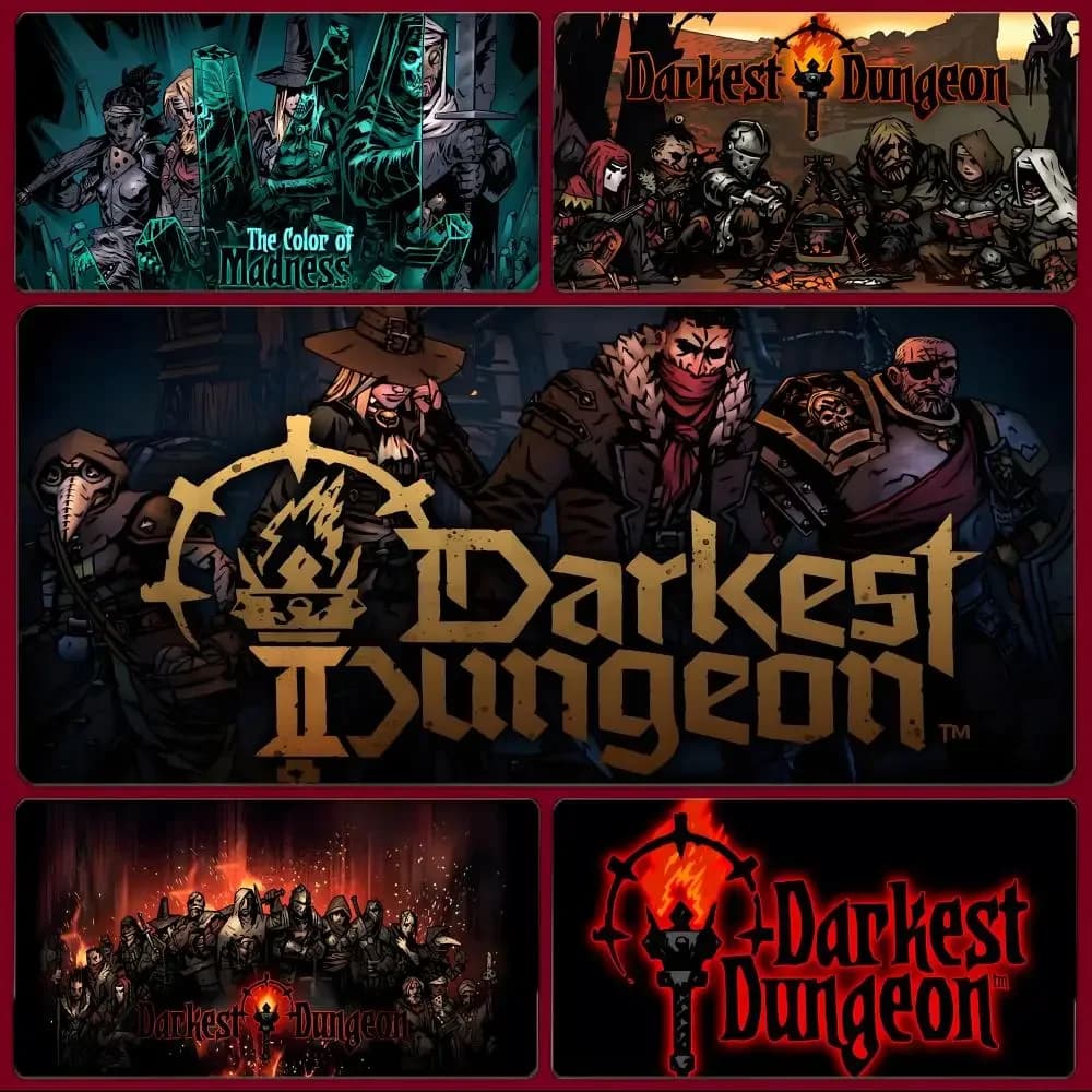 game tactical D-Darkest Dungeon Mouse Pad Large Gaming Mousepad with Stitched Edges Thickened Desk Mat PC