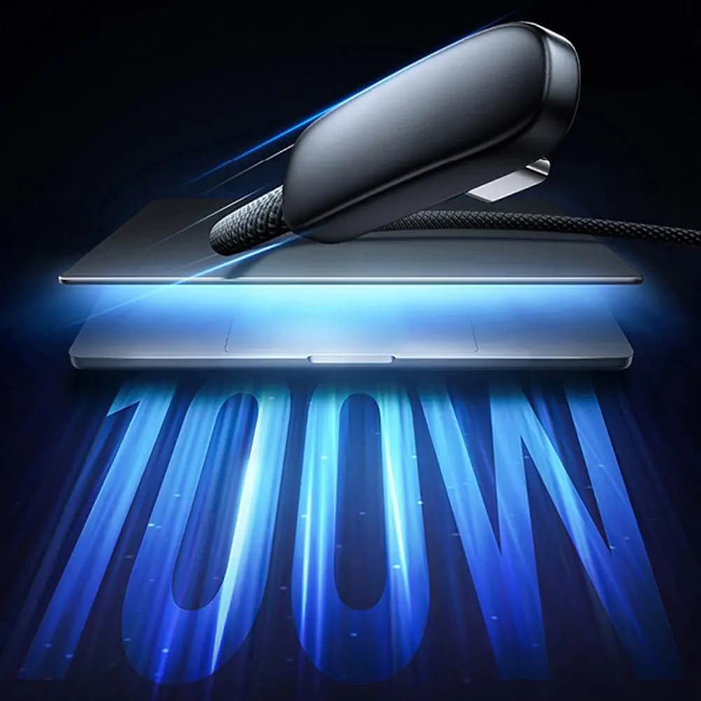 Cavo di ricarica rapida da 100 W ad angolo retto a 90 gradi USB C tipo C, cavo dati per cellulare, cavo dati per ricarica rapida per Samsung J7E9