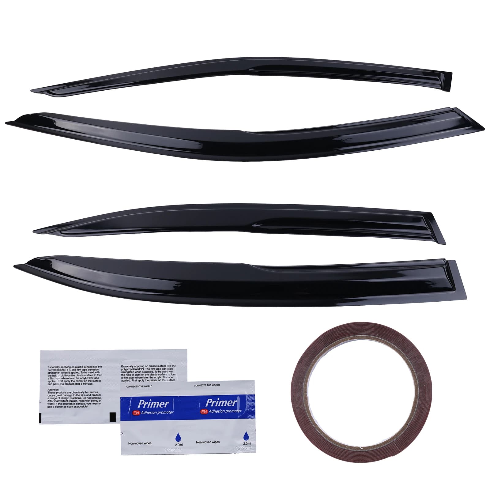 Set di 4 Deflettori Vento per Finestrini, Protezione dalla Pioggia e dal Sole per Lexus 2014-2020, IS200t IS250 IS350
