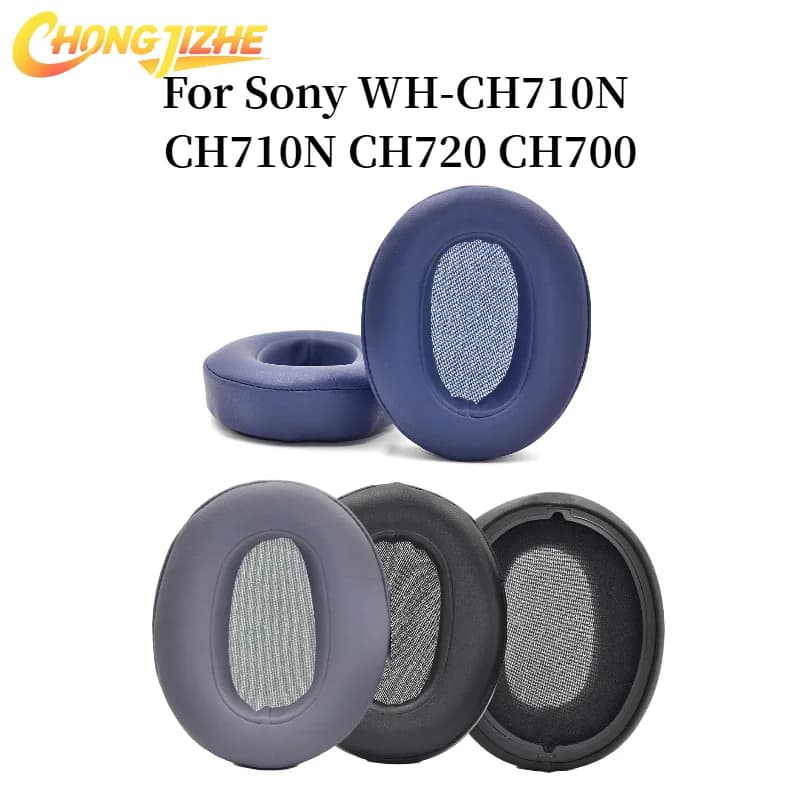 Cuscinetti di ricambio per Sony WH-CH710N CH710N CH720 CH700 Cuffie Memory Foam Cuscinetti auricolari Cuffie Gamer Custodia in pelle