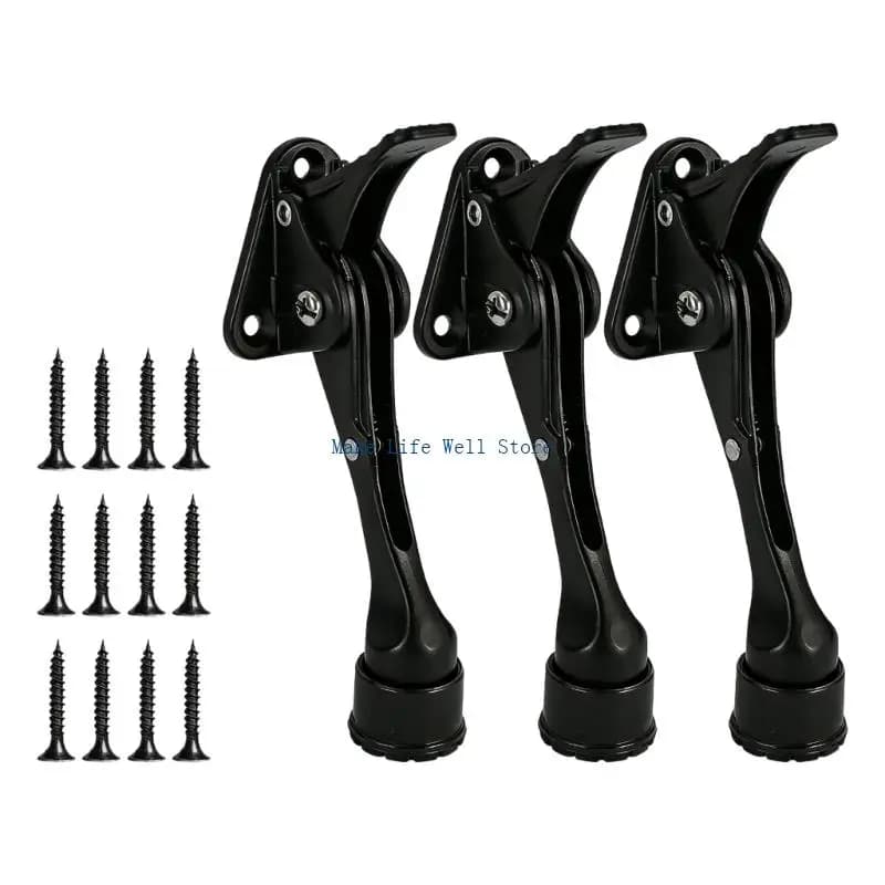 Kick Down Door Stoppers Anti Collision Easy Pedals Floor Holder Auto Adhesive Hardware Wall Protectors Doorstops Door