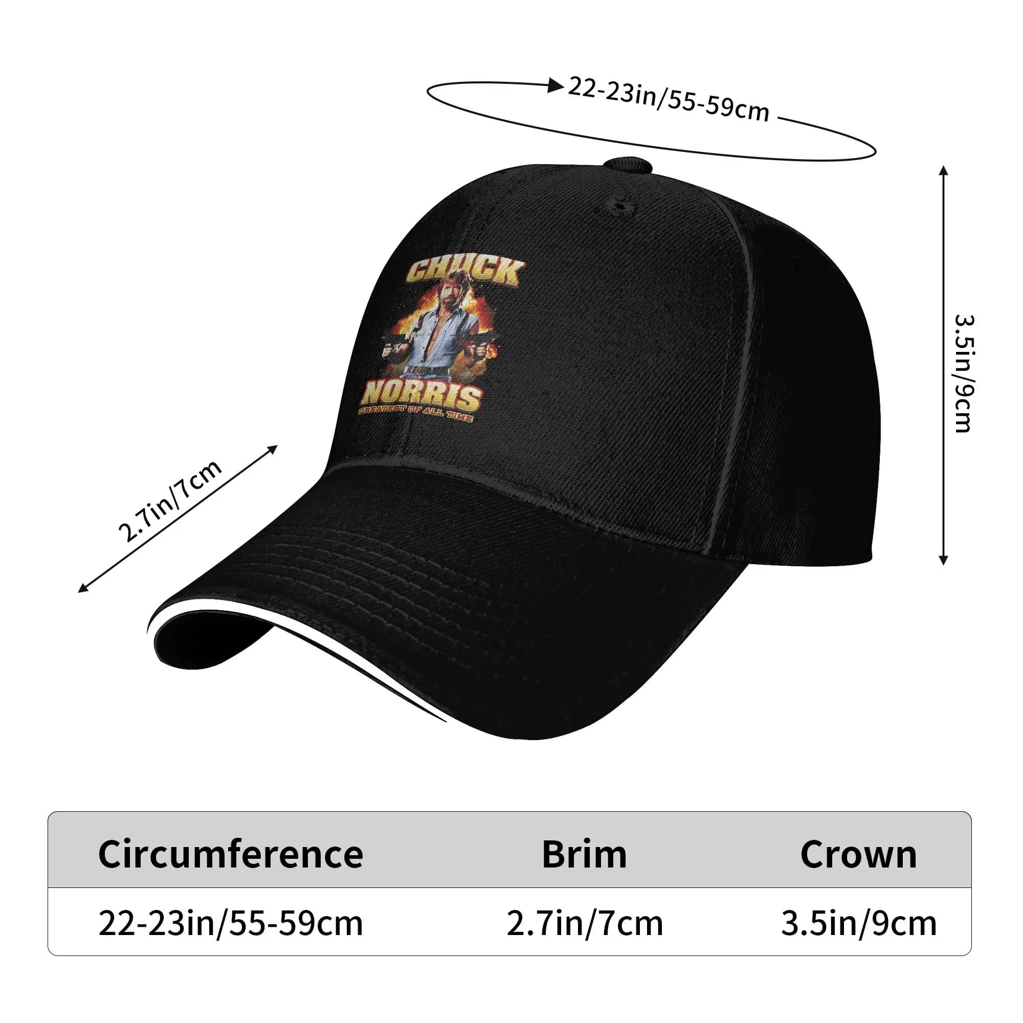 Cappellino da Baseball Casual Chuck Norris - Il Migliore di Sempre, Cappello Estivo da Camionista, Cappellino da Sole per Corsa, Cappello Snapback Hippie, Cappellini da Baseball per Coppie