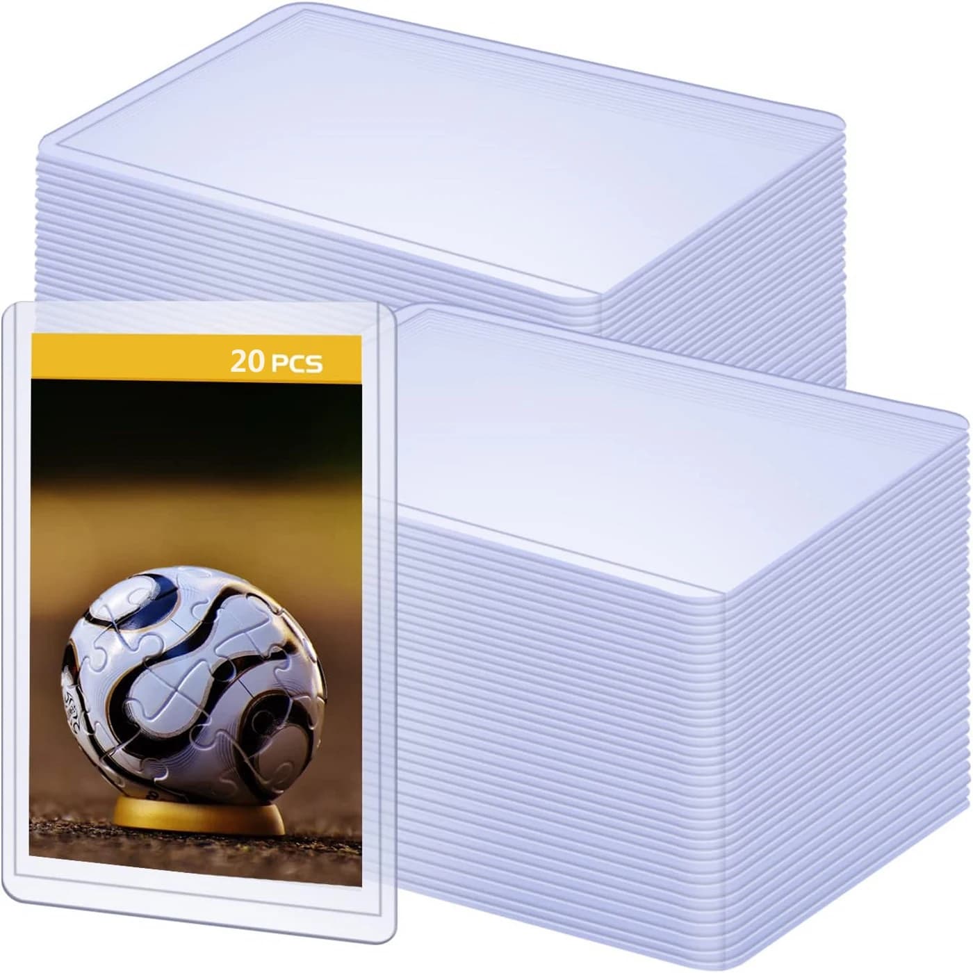 20 buste per carte in plastica dura, display per album, cartella protettiva per trading di baseball Yugioh, supporto per raccoglitore di giochi