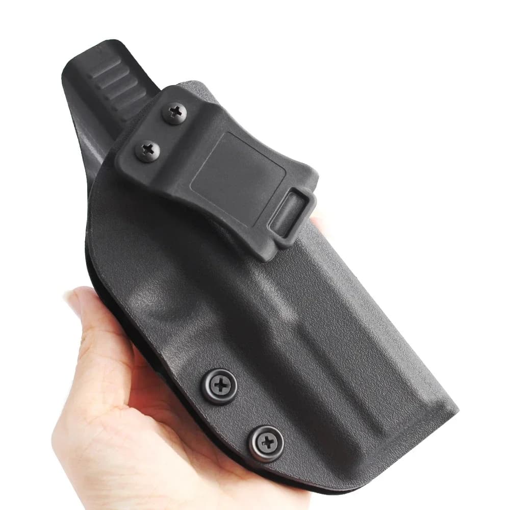 Fondina IWB Kydex G17 G22 G31 per Trasporto Nascosto Interno alla Cintura, Fondina per Pistola da Caccia con Clip da Cintura