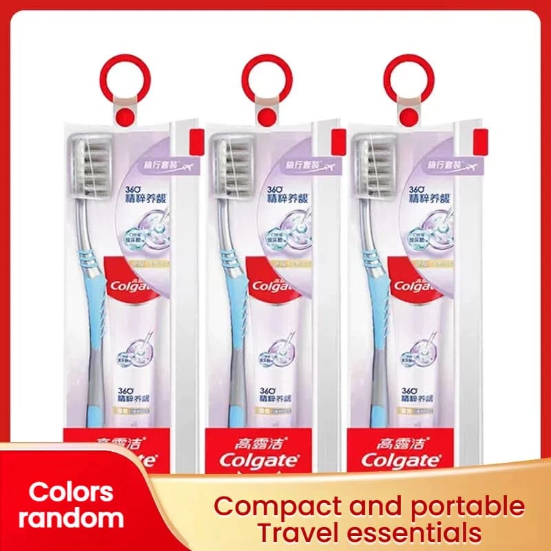 Kit per l'igiene orale Colgate Travel: opzione dentifricio o mini spazzolino da 40 g, portatile per hotel e viaggi d'affari