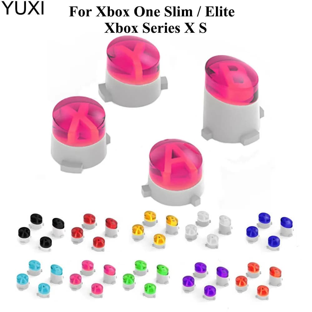 YUXI 1Set Pulsanti di Ricambio ABXY Mod Kit per Pulsante Controller Xboxone Per Xbox One Slim/Elite Xbox Serie XS Parte di Riparazione